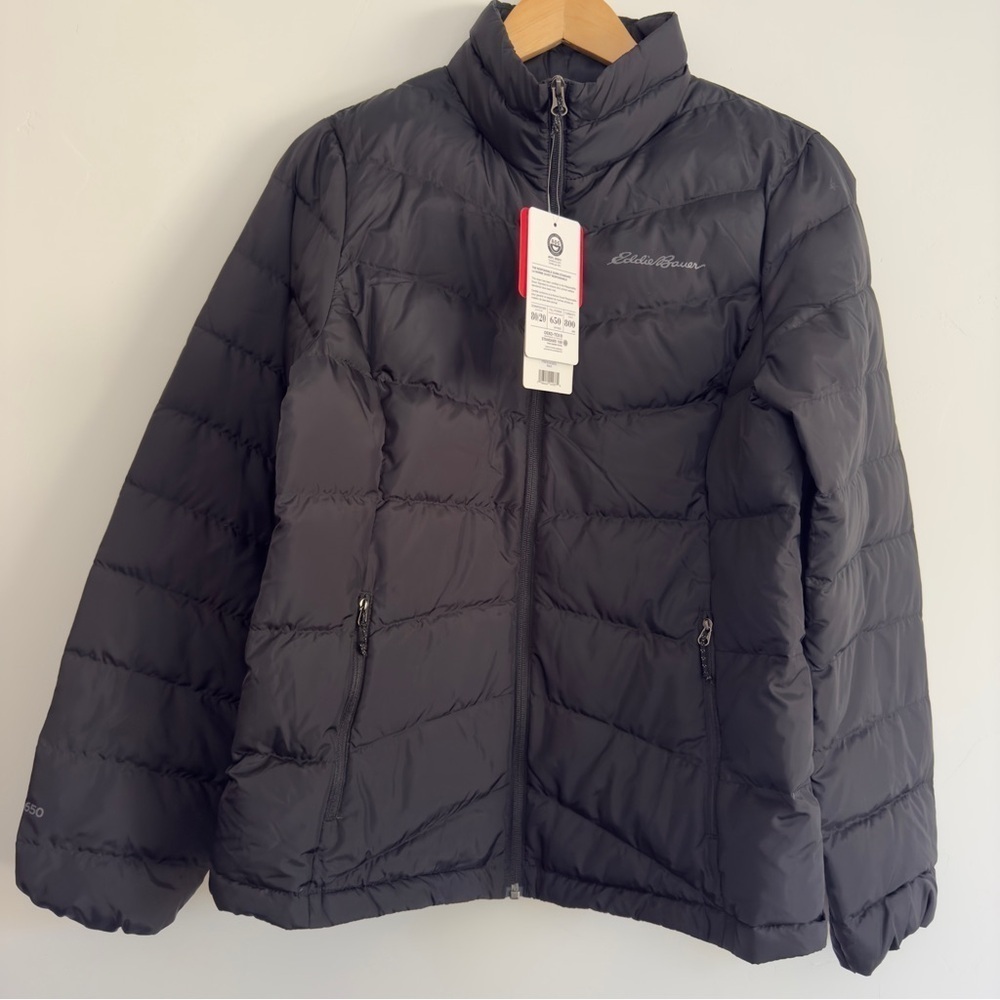 Eddie Bauer 650 puffer jacket NWT in Black Size: M